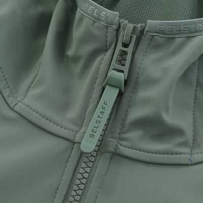 Belstaff Headway Jacket in Mineral Green Zip