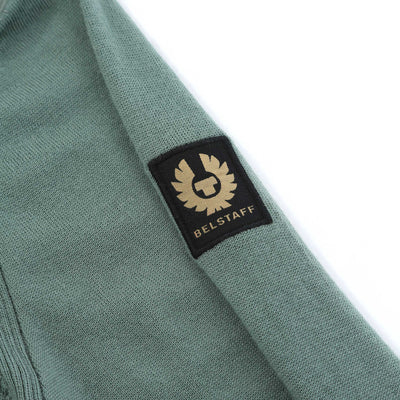 Belstaff Kerrigan Knitwear in Mineral Green Logo