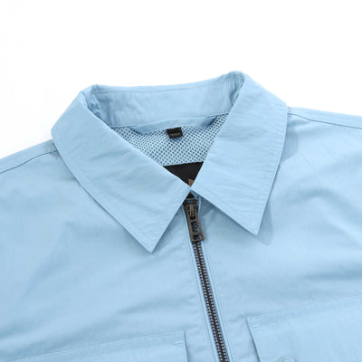Belstaff Outline Overshirt in Skyline Blue Collar