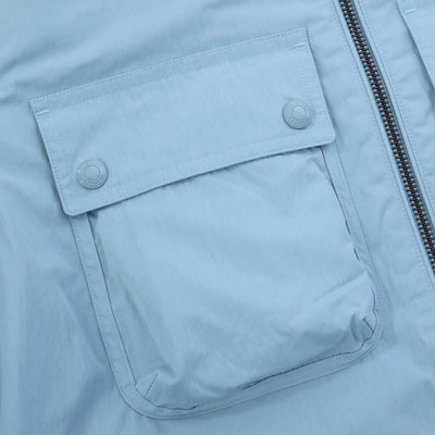 Belstaff Outline Overshirt in Skyline Blue Pocket