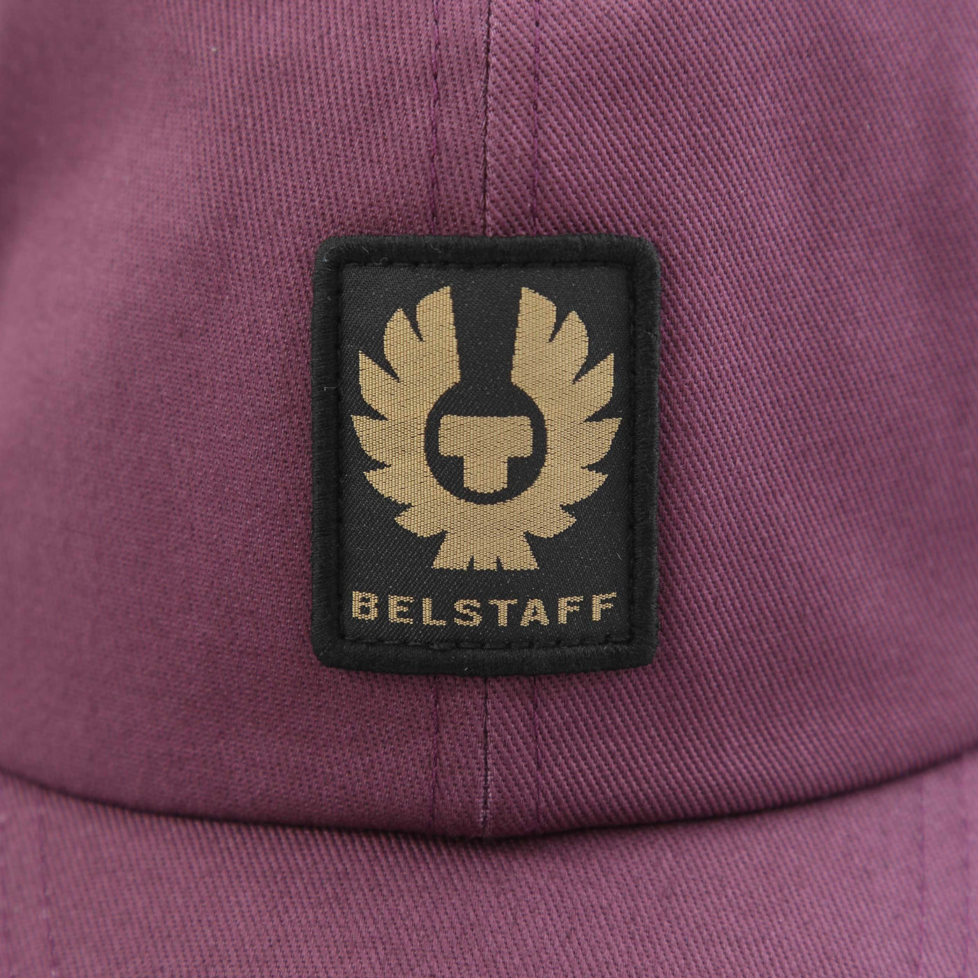 Belstaff Phoenix Logo Cap in Mulberry Logo
