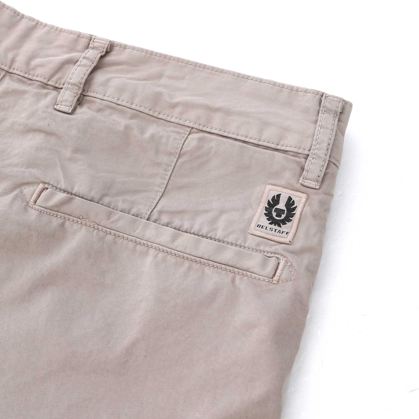 Belstaff Rally Short in Pumice Logo