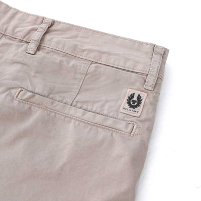 Belstaff Rally Short in Pumice Logo