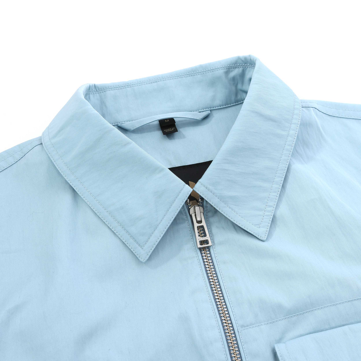 Belstaff Runner Overshirt in Skyline Blue Collar