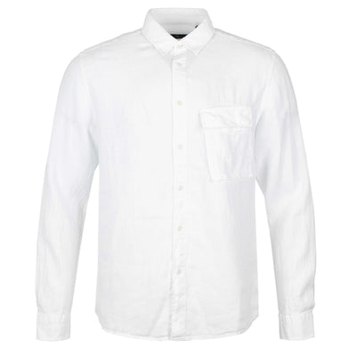 Belstaff Scale Linen Shirt in White