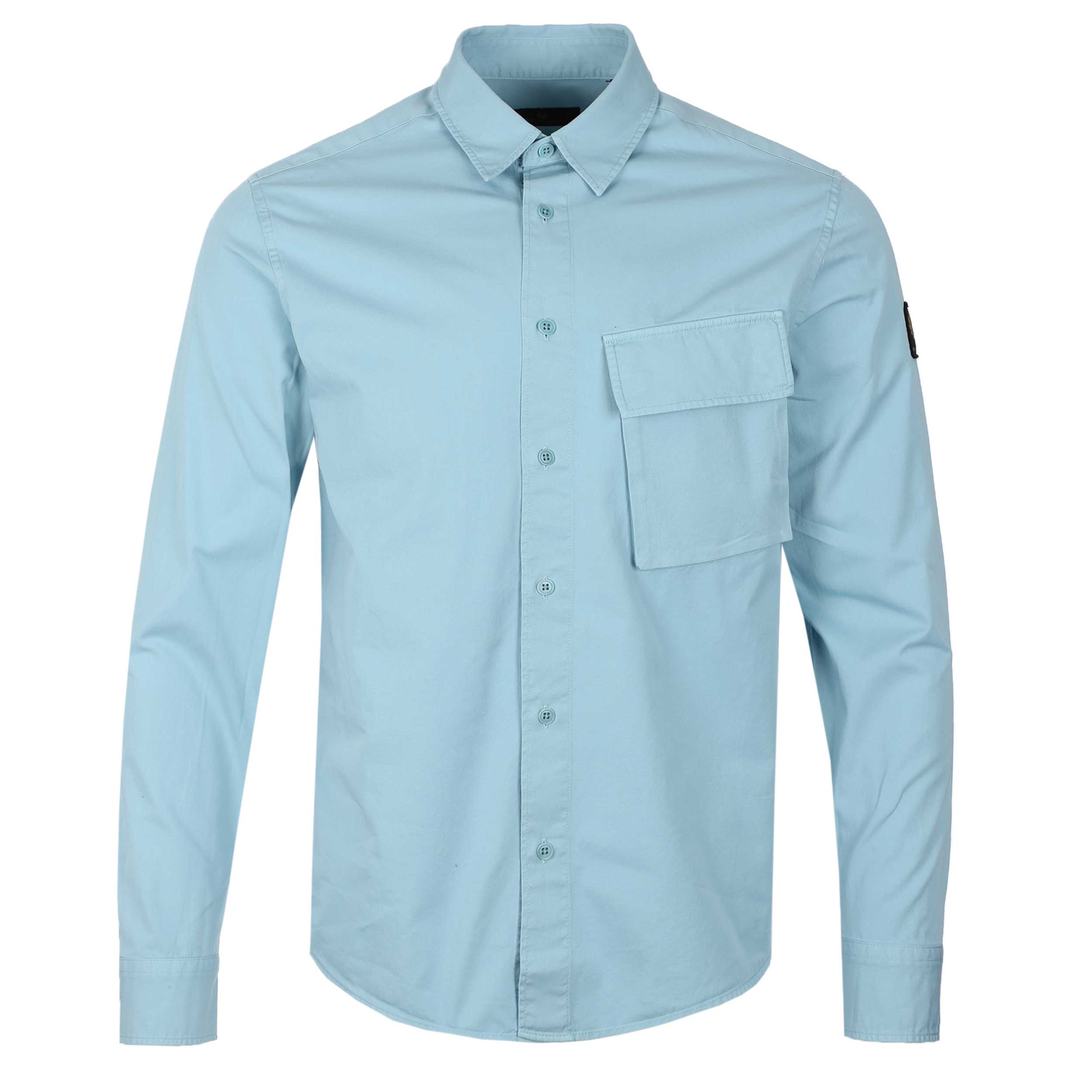 Belstaff Scale Shirt in Skyline Blue