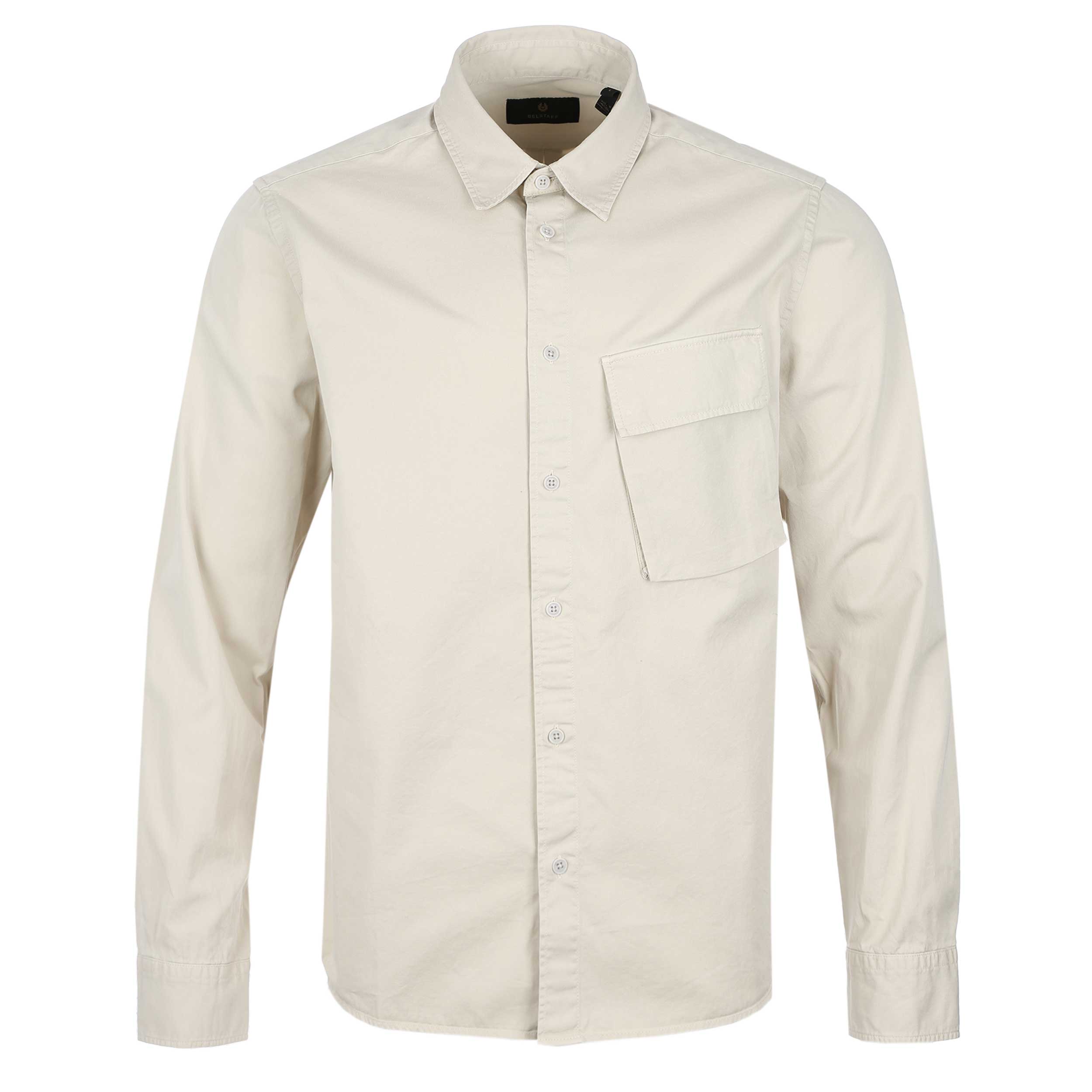 Belstaff Scale Shirt in Stone Beige