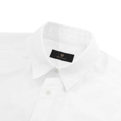 Belstaff Scale Shirt in White Collar