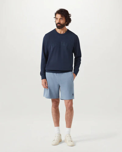 Belstaff Sweat Short in Blue Flint Model