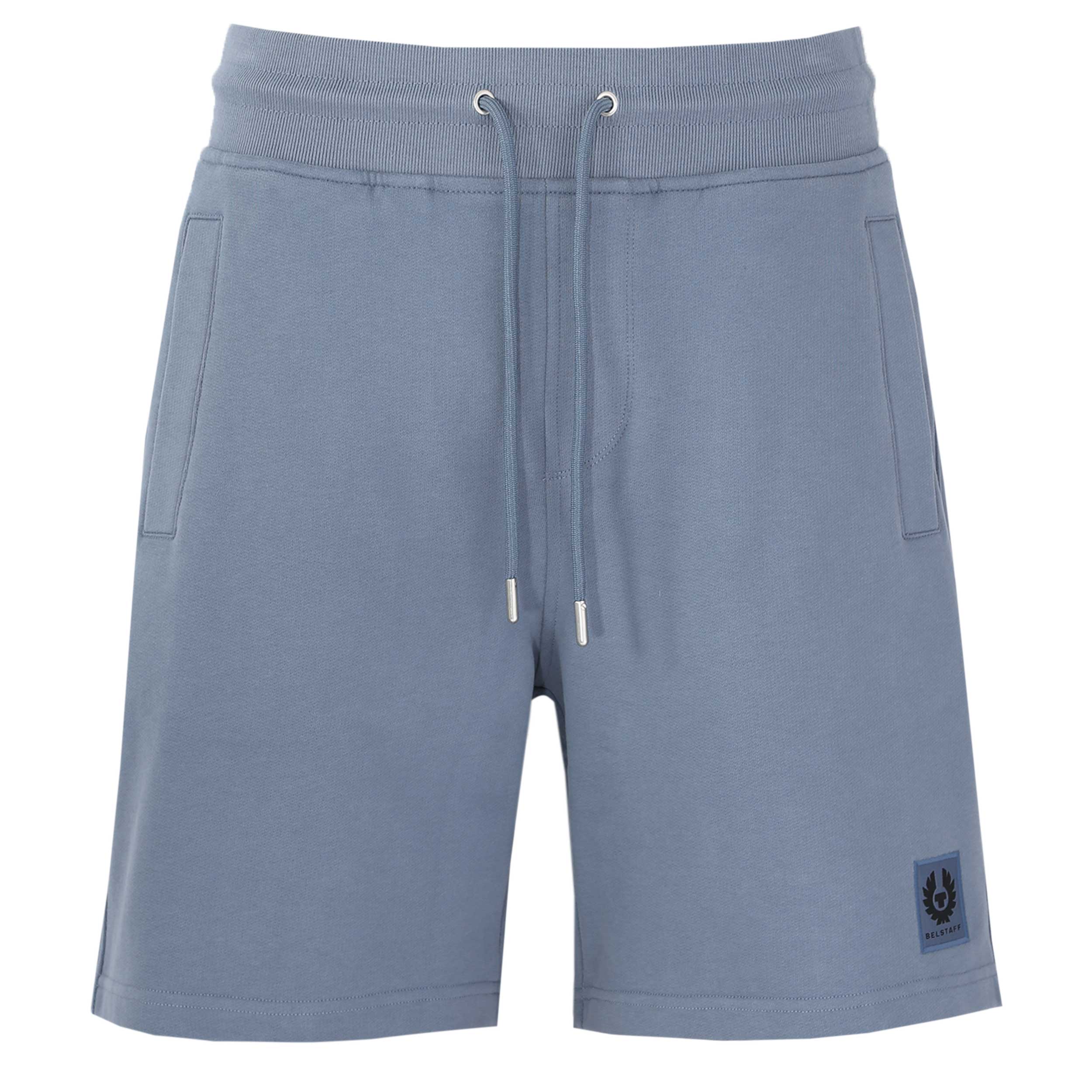 Belstaff Sweat Short in Blue Flint