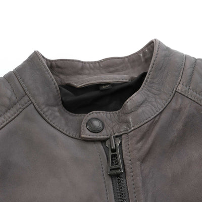 Belstaff V Racer Jacket in Charcoal Neck