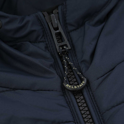 Belstaff Vert Full Zip Cardigan Knitwear in Dark Ink Zip