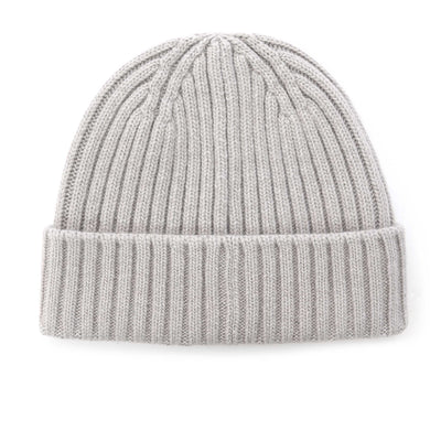 Belstaff Watch Beanie Hat in Cement Grey Back