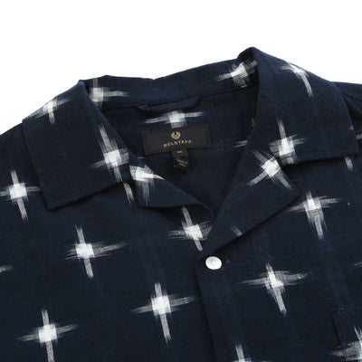 Belstaff Tide SS Shirt in Dark Ink Collar