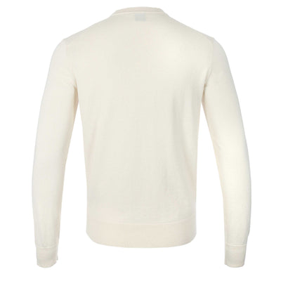 BOSS Kanovano Knitwear in Open White Back