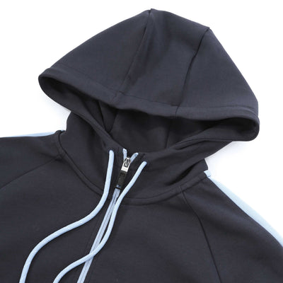 BOSS Tracksuit Set in Dark Blue Hood