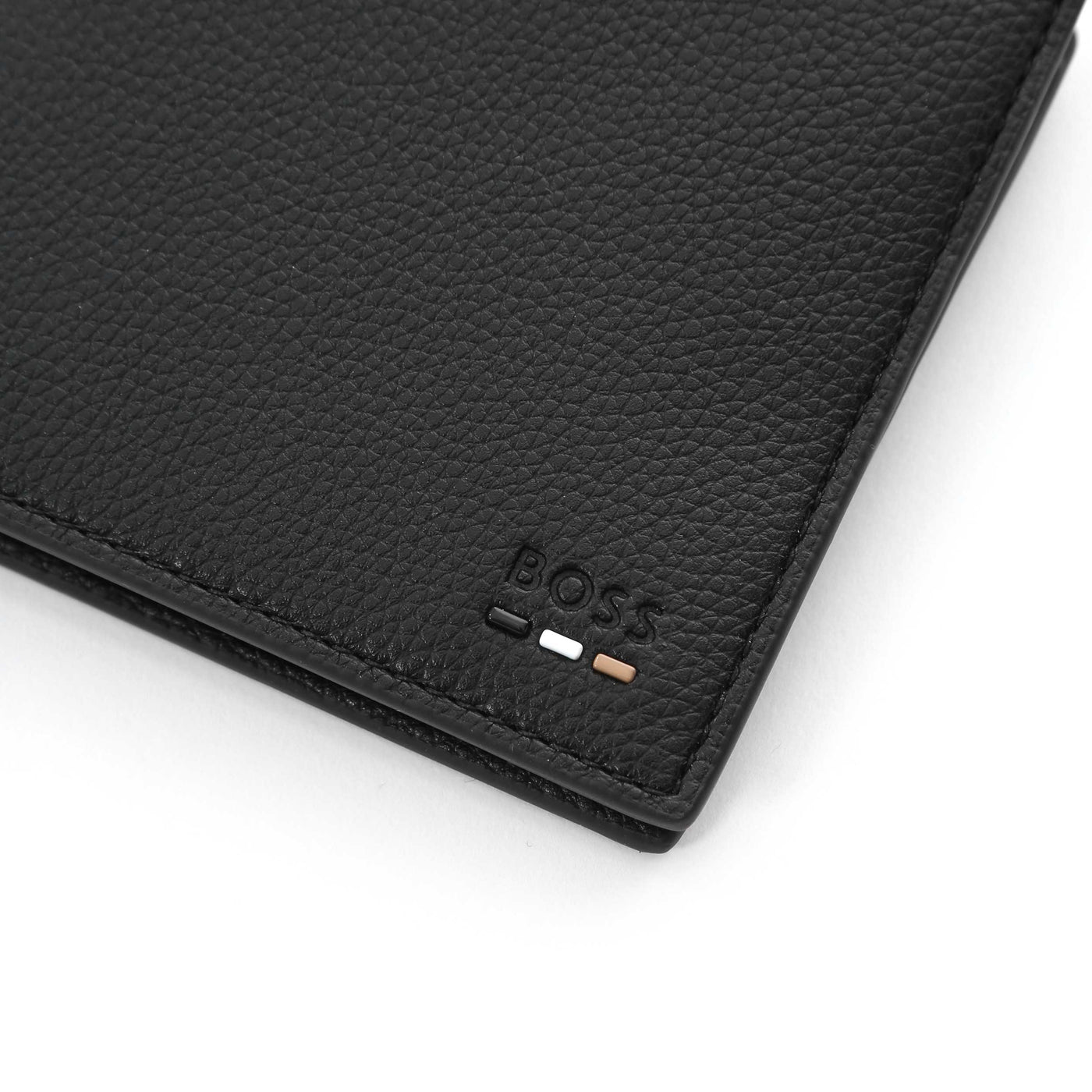 BOSS Ray_8 cc Wallet in Black Logo