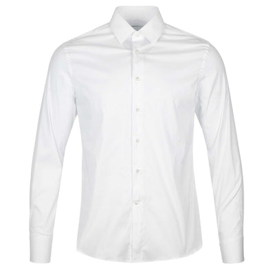 Canali Cotton Performance Shirt in White