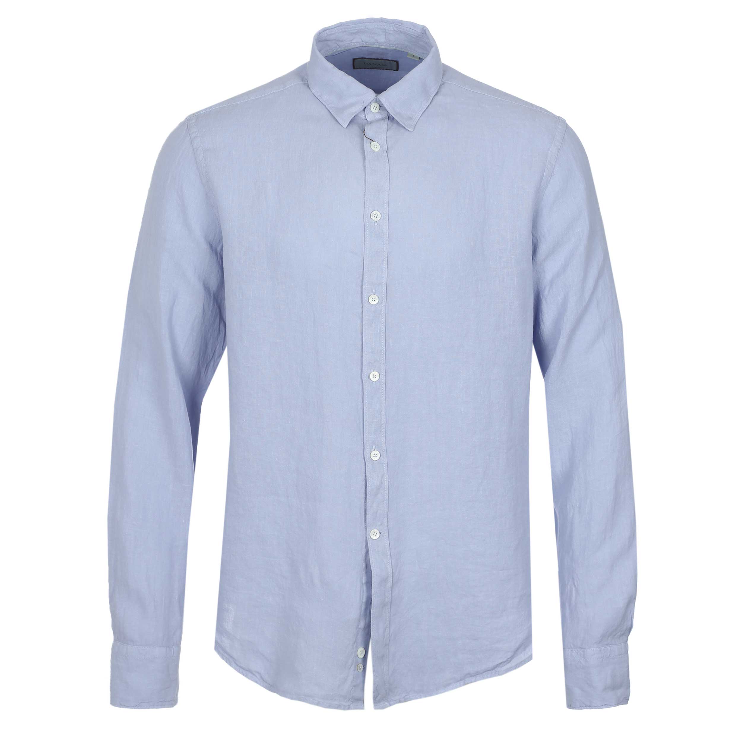 Canali Linen Shirt in Lilac