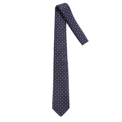 Canali Navy Dot Tie