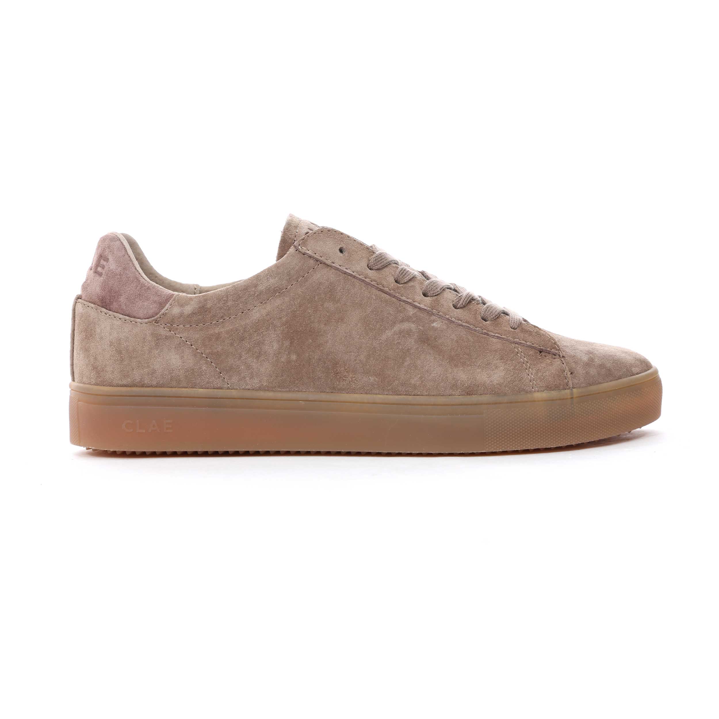 Clae Bradley Trainer in Portabella Suede