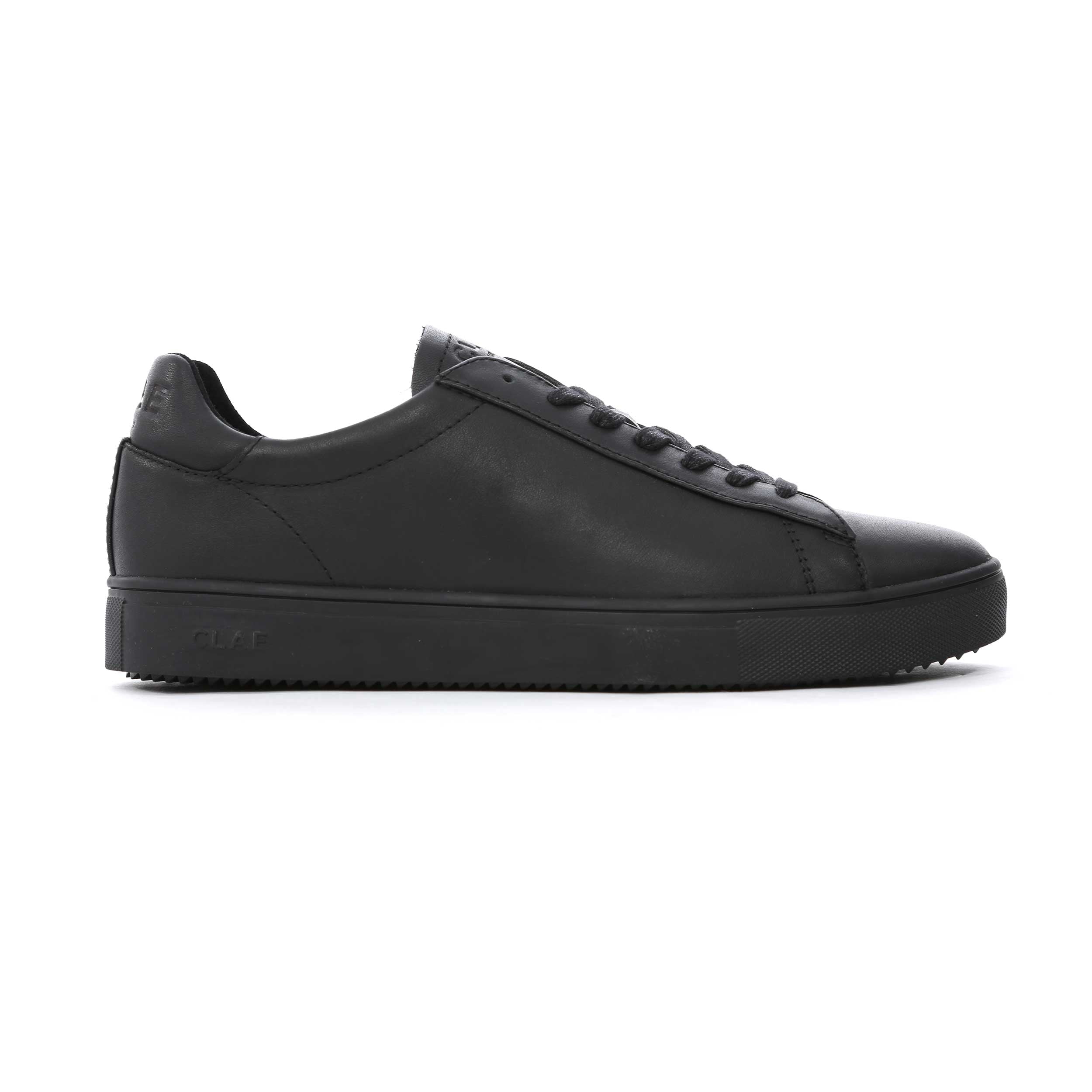 Clae Bradley Trainer in Triple Black Leather