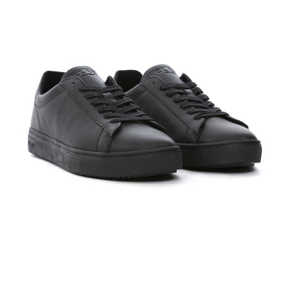 Clae Bradley Trainer in Triple Black Leather Pair