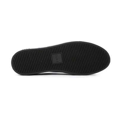 Clae Bradley Trainer in Triple Black Leather Sole
