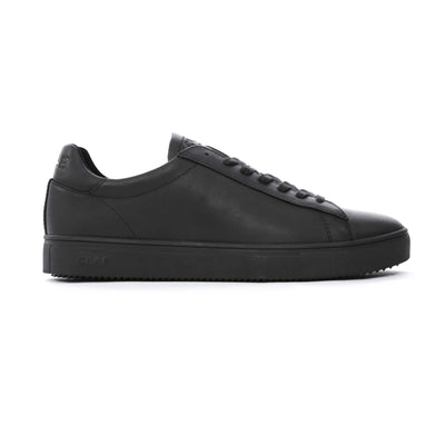 Clae Bradley Trainer in Triple Black Leather