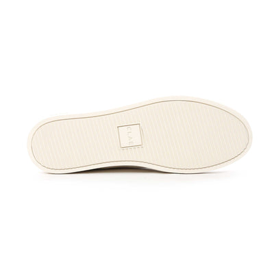Clae Deane Trainer in Triple Off White Sole