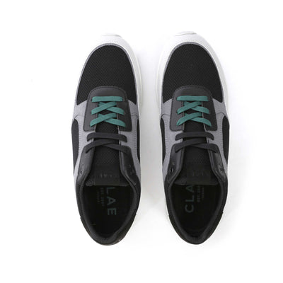 Clae Joshua Trainer in Quiet Grey Black Birdseye