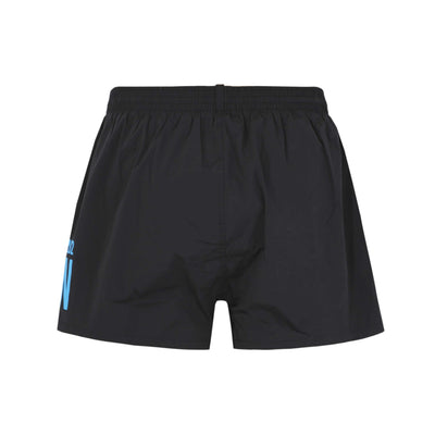 Dsquared2 Icon Logo Swim Short in Black & Blue Back