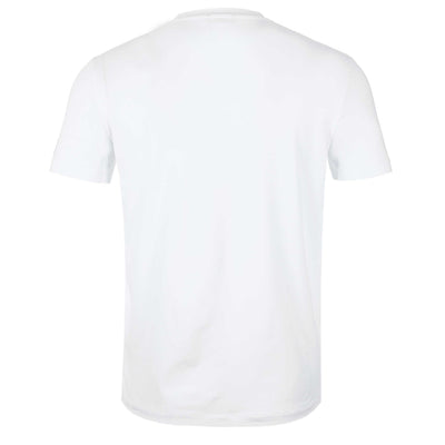 Dsquared2 Square Icon Label T Shirt in White Blue Back
