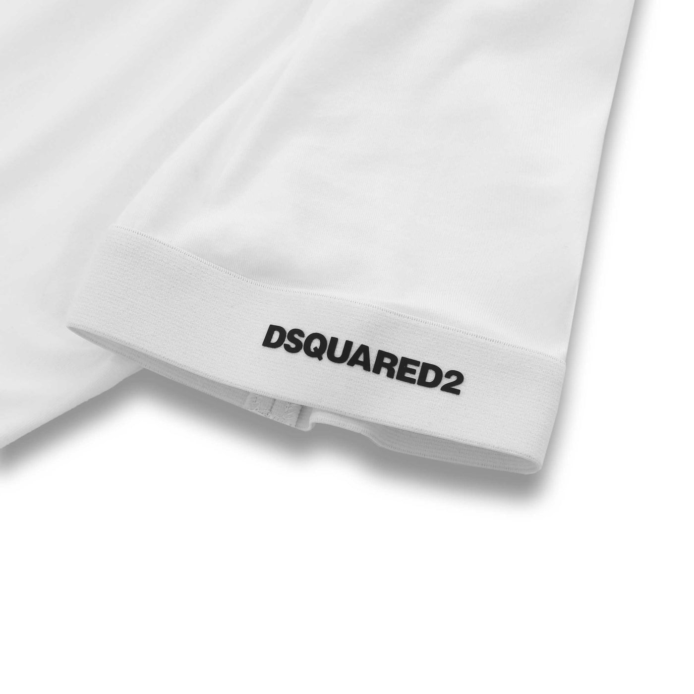 Dsquared2 Stand Out DSQ Logo T Shirt in White