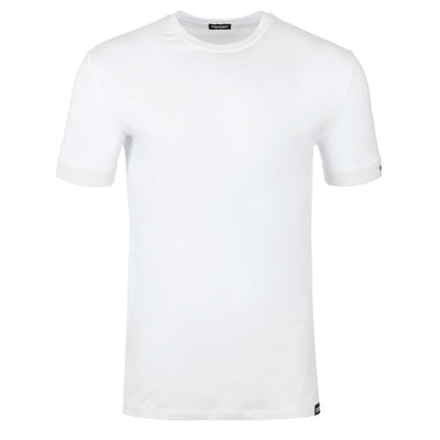 Dsquared2 Stand Out DSQ Logo T Shirt in White