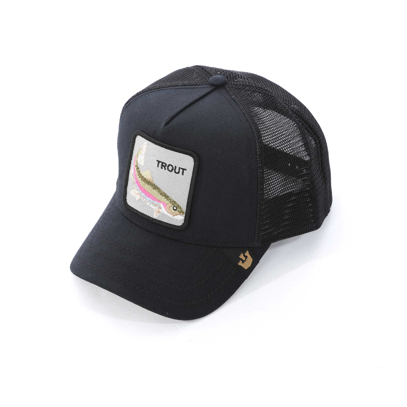 Goorin Bros Catch You Later Trucker Cap in Black Birdseye