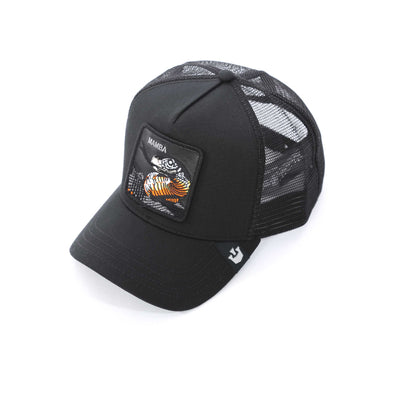 Goorin Bros Mamba Trucker Cap in Black Birdseye