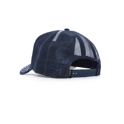 Goorin Bros The Empire Lion Trucker Cap in Navy Back