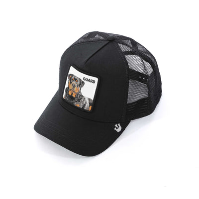 Goorin Bros The Guard Dog Trucker Cap in Black Birdseye