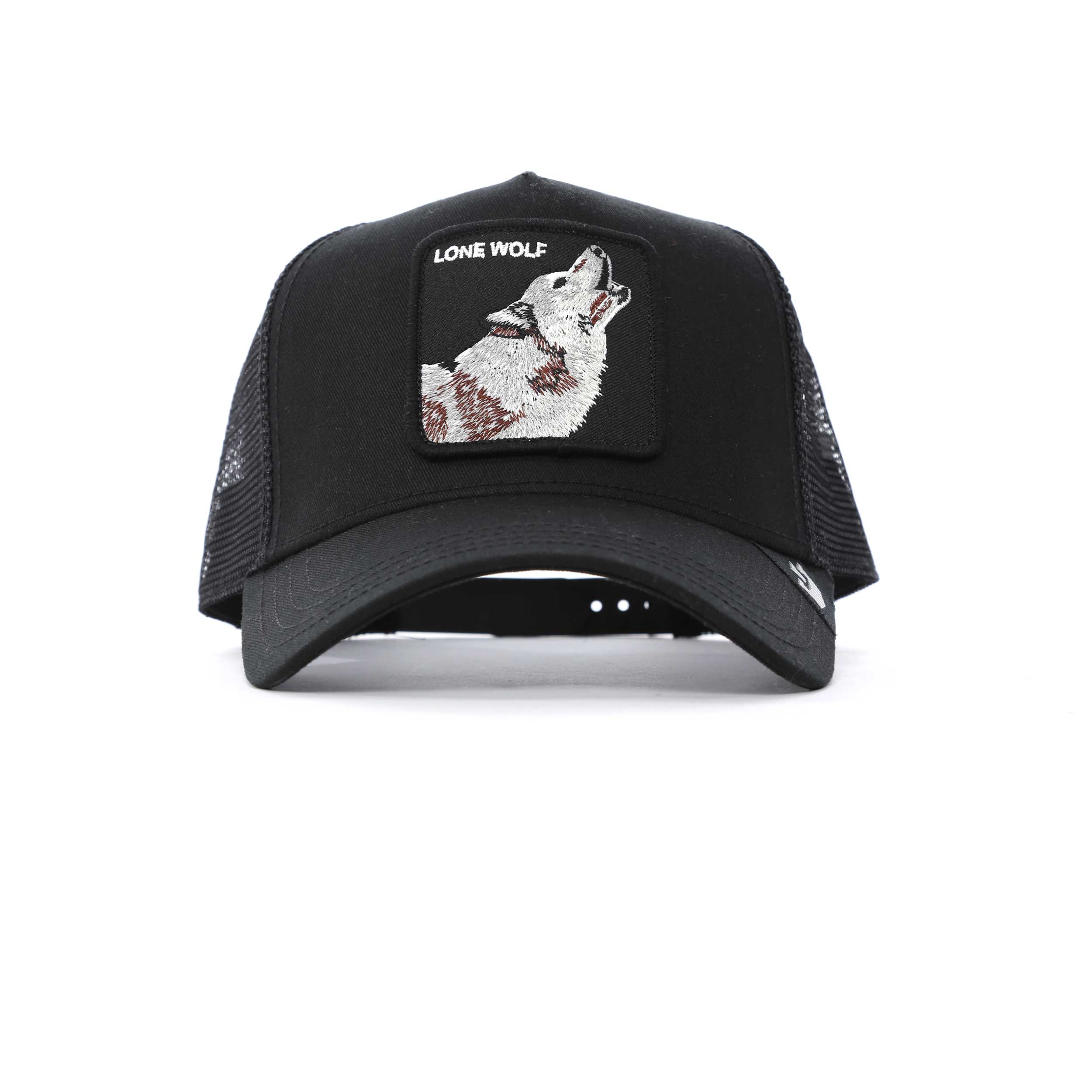 Goorin Bros The Lone Wolf Trucker Cap in Black