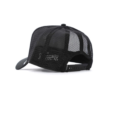Goorin Bros The Lone Wolf Trucker Cap in Black Back