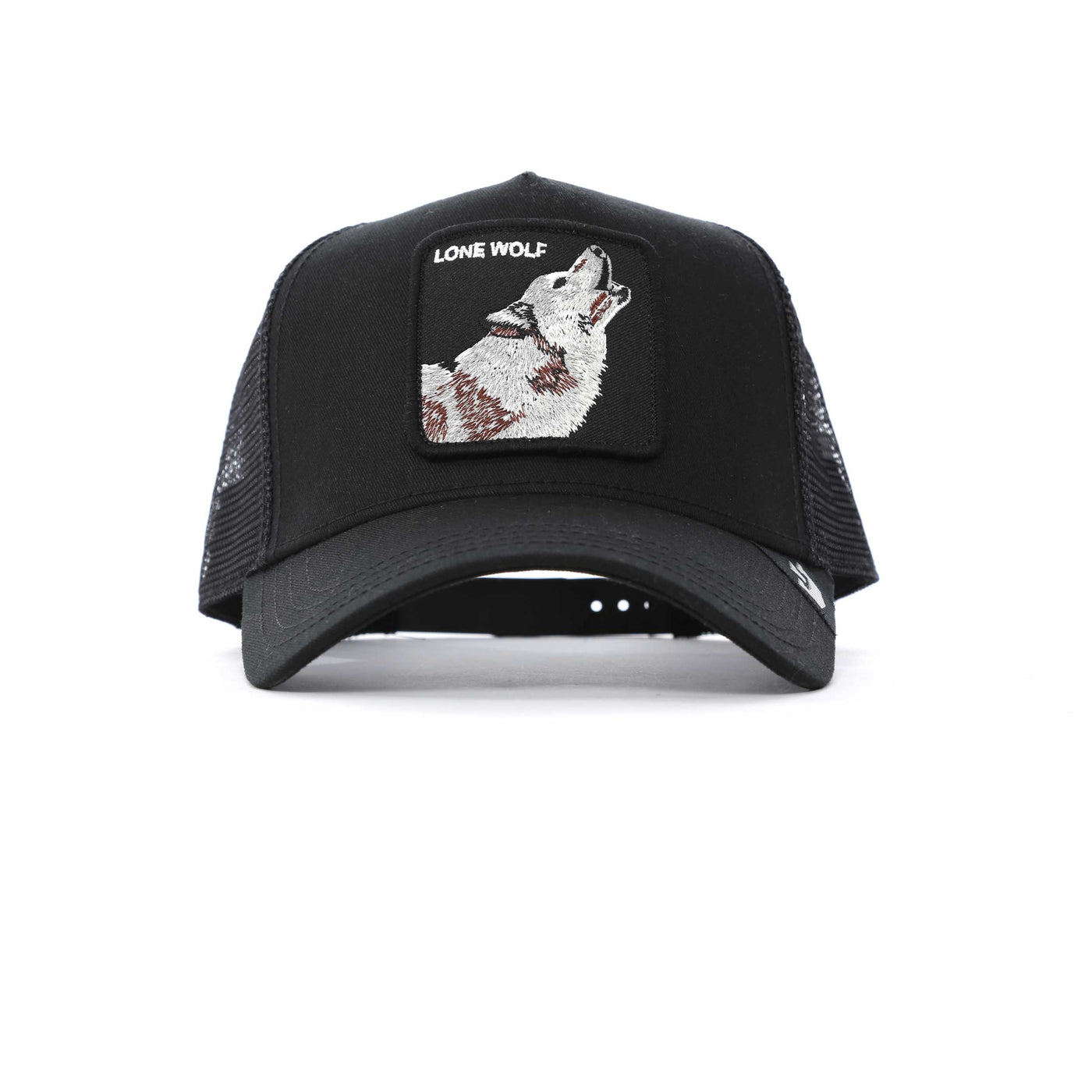 Goorin Bros The Lone Wolf Trucker Cap in Black