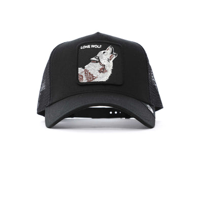 Goorin Bros The Lone Wolf Trucker Cap in Black