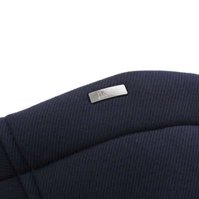 Herno Giacca Lunga In Scuba Jacket in Navy Logo