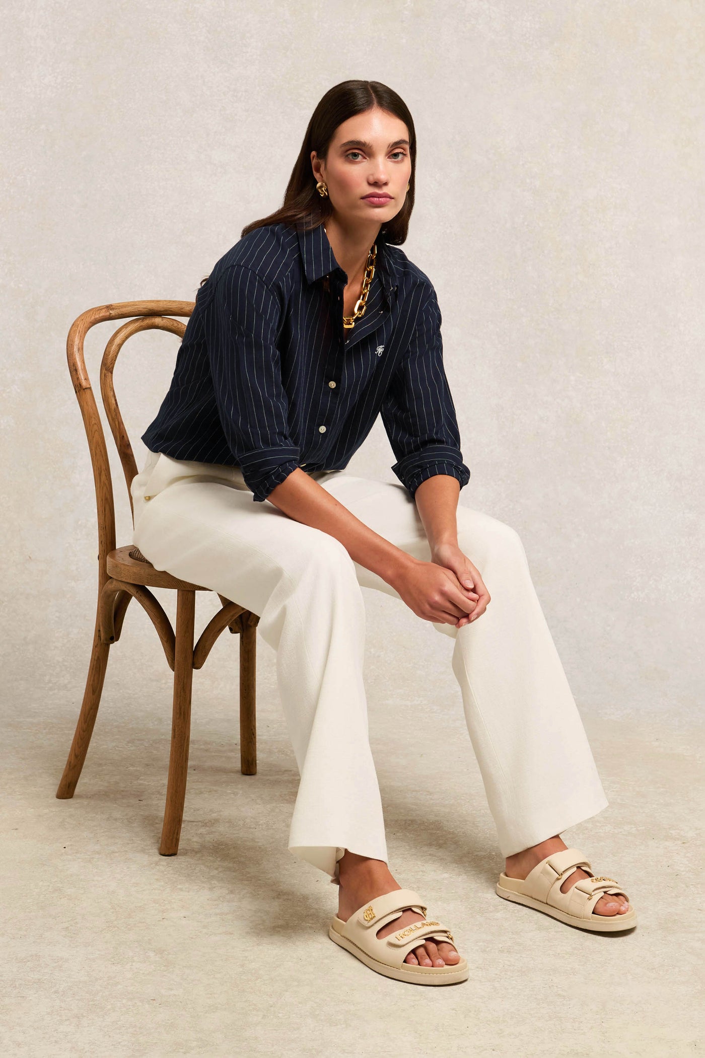Holland Cooper Abbot Slider in Cream