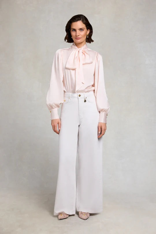 Holland Cooper Ariella Blouse in Blush