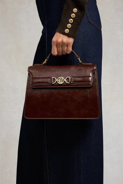 Holland Cooper Cambridge Bag in Chestnut Leather