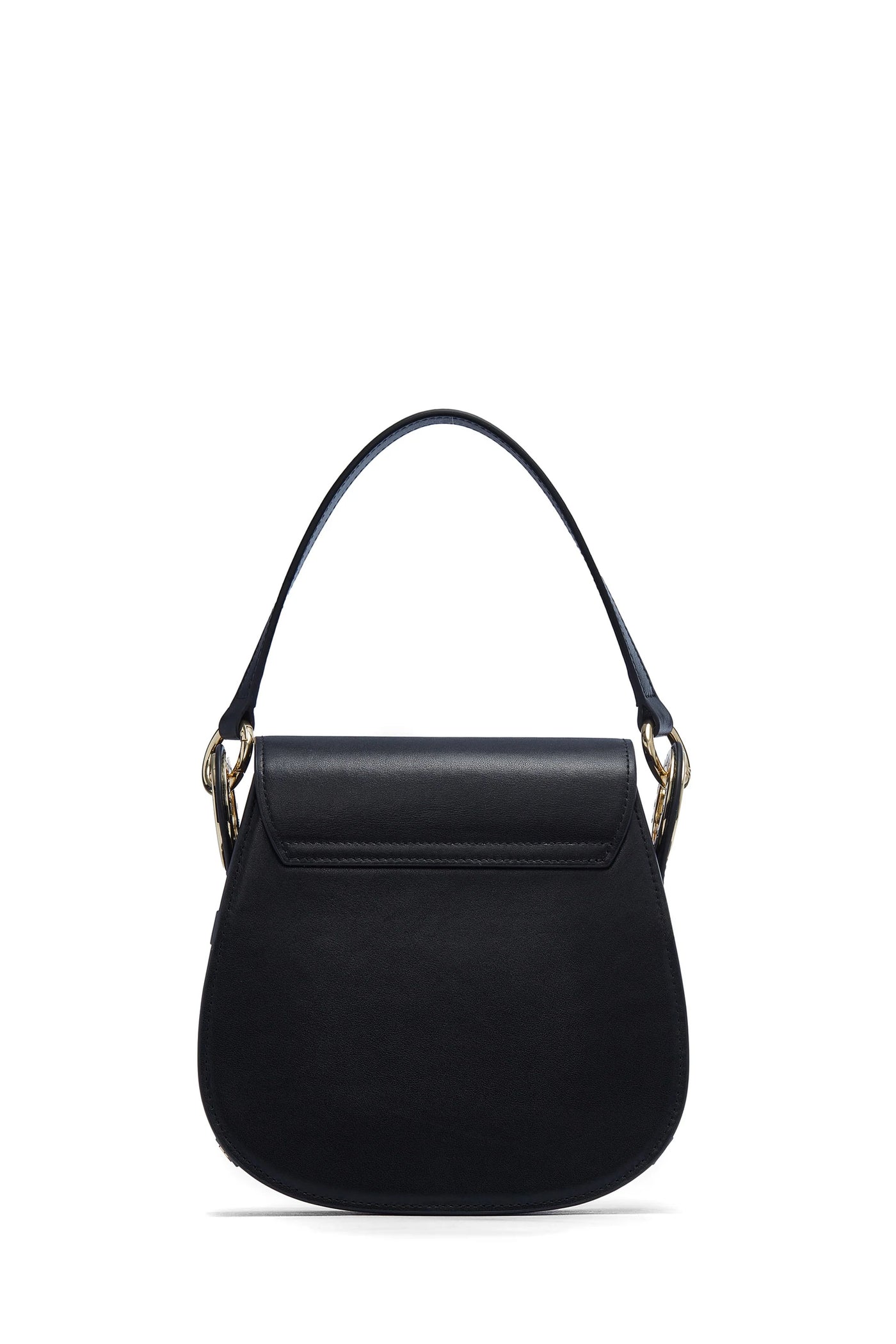 Holland Cooper Chelsea Saddle Bag in Soft Black Back