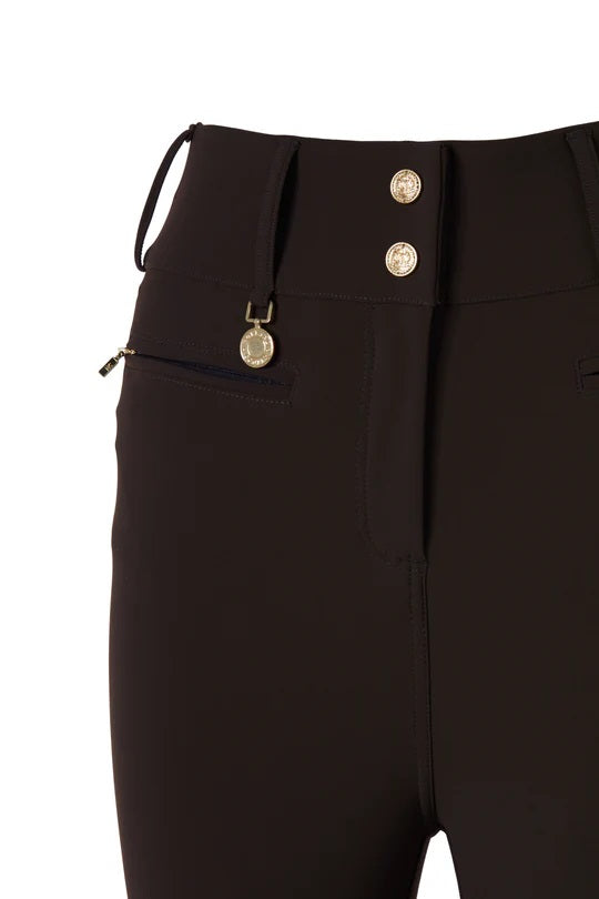 Holland Cooper Contour Trouser in Chocolate