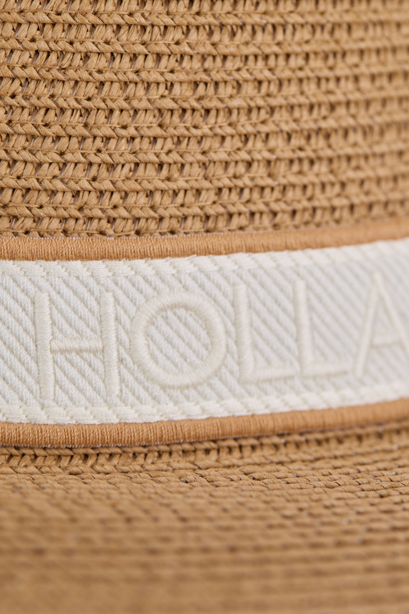 Holland Cooper Francesca Hat in Camel Cream Detail